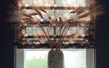 DIY Cordless New Sew No Heat Roman Shade