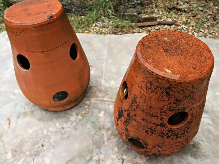 how to turn strawberry planters into succulent pots