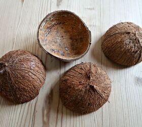 coconut shell craft how to make fairy toadstools