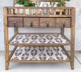 Changing Table Turned Potting Bench