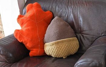 Upcycled Sweater Pillows for Fall