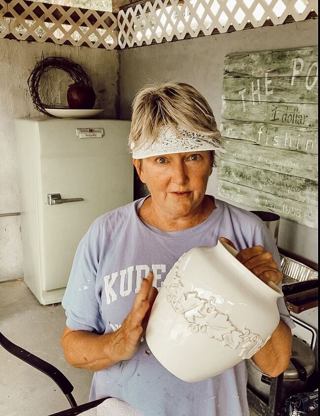 easy diy faux earthenware vessel