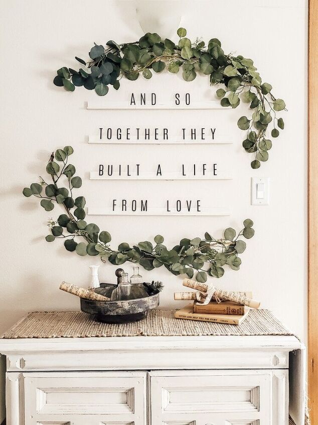 13 low budget ways to decorate your living room walls, DIY Wall Letter Board