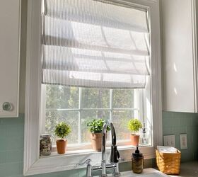 14 stunning window updates that ll make a huge difference in your home, DIY Faux Roman Shade