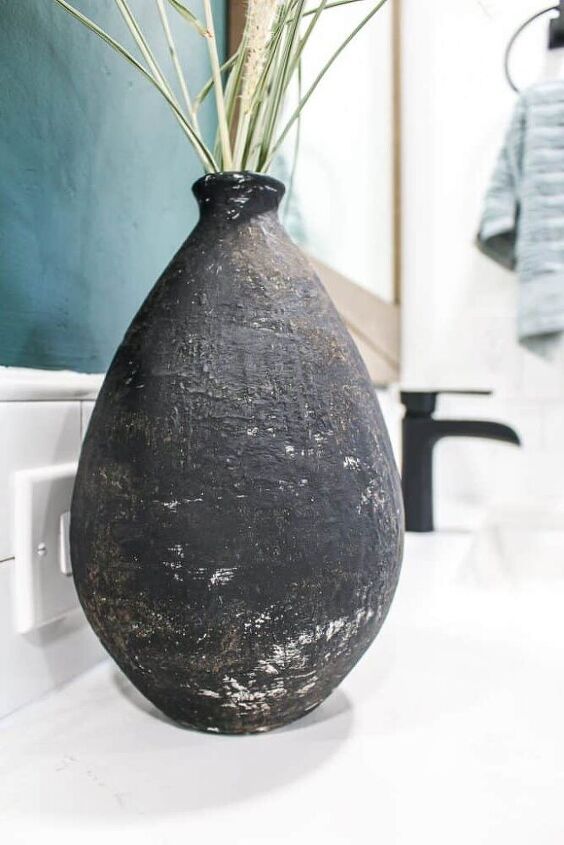 13 ways to turn a cheap vase into high end decor, DIY Vintage Pottery Made From Upcycled Vase