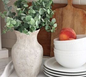 13 ways to turn a cheap vase into high end decor, DIY Pottery Barn Inspired Earthenware Vase