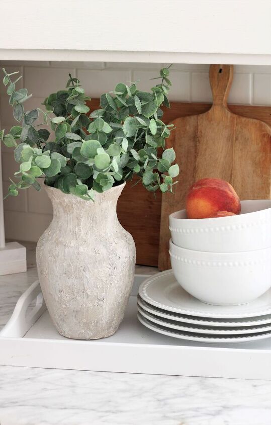 13 ways to turn a cheap vase into high end decor, DIY Pottery Barn Inspired Earthenware Vase