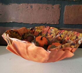 diy fabric bowls for fall