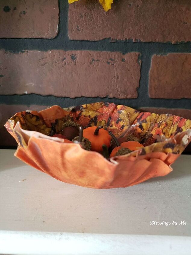diy fabric bowls for fall