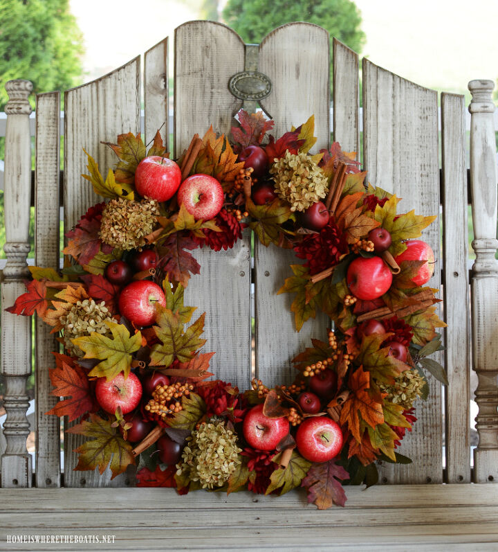 s 20 gorgeous ways to let everyone know that it s finally september, DIY Apple Spice Wreath