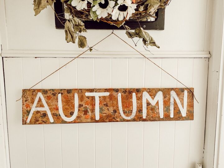 s 20 gorgeous ways to let everyone know that it s finally september, Autumn Sign