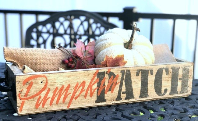s 20 gorgeous ways to let everyone know that it s finally september, Make a New Crate Look Old for Fall Decor