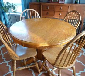 8 beautiful dining table upgrades that your family will love, 90s Oak Dining Set Gets a Makeover