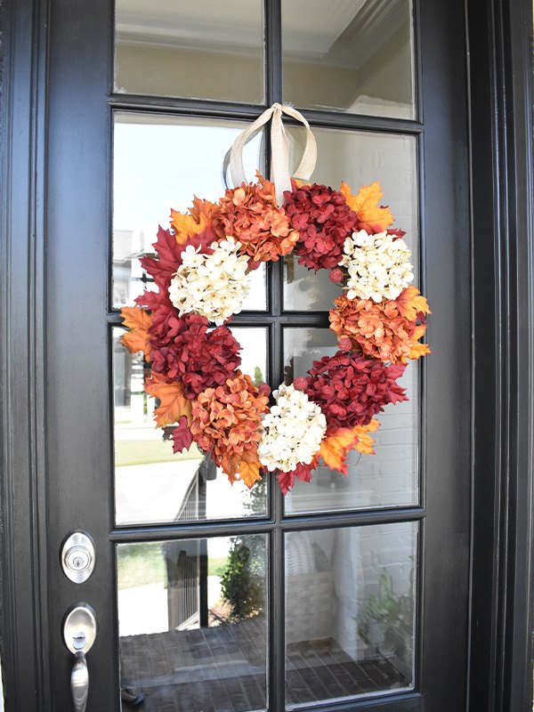 s 20 fall friendly ways to decorate your home with flowers, How to Make an Easy Fall Wreath