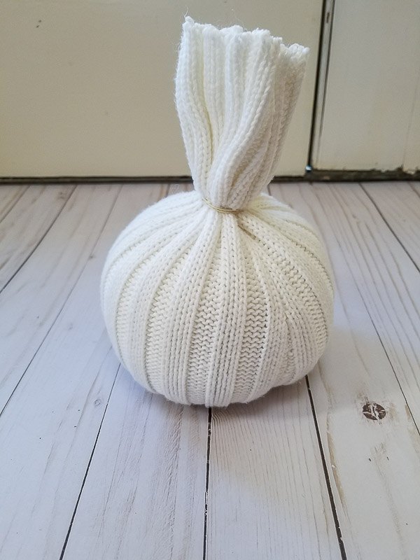 sweater sleeve pumpkins