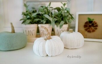 Sweater Sleeve Pumpkins