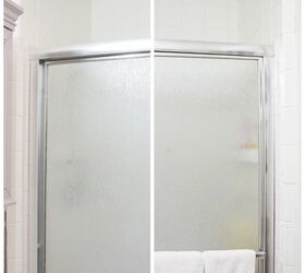 update your tile shower surround without removing it, AMAZING AFTER painted tile surround