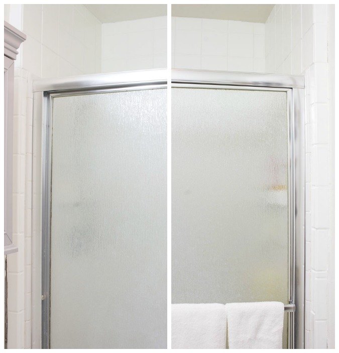 update your tile shower surround without removing it, AMAZING AFTER painted tile surround