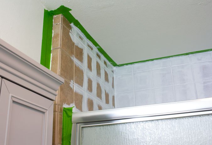 atualize o contorno do seu chuveiro de azulejos sem remov lo