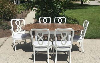 Giving a French Provincial Dining Set Some OOH LA LA