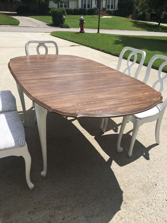 giving a french provincial dining set some ooh la la