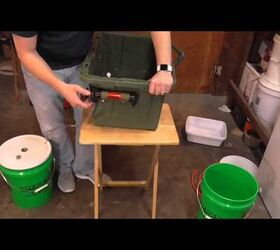 Build A Portable Diy Camping Kitchen With Working Sink Hometalk