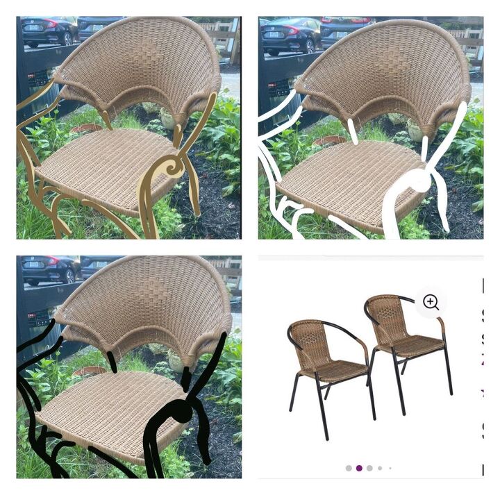 q what color should i paint these outdoor chairs