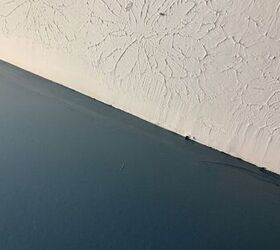 how do i match my ceiling texture where it meets the wall