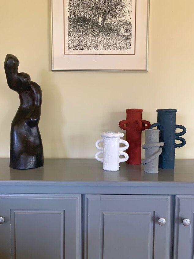 faux pottery vessels