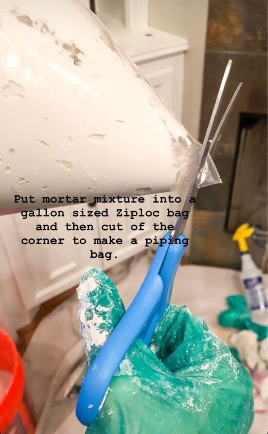 how to german schmear a rock fireplace