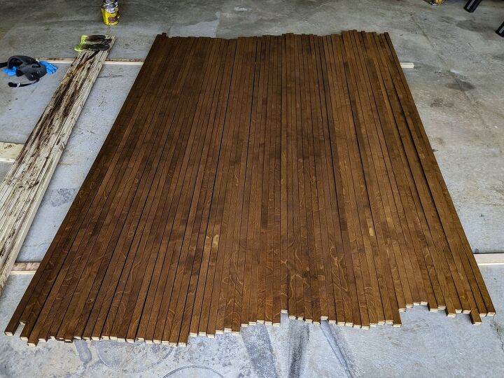 how to make an affordable slat wall