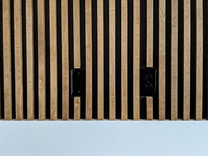 how to make an affordable slat wall