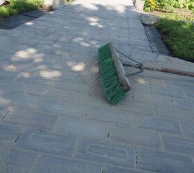 diy installation of paver base panel for paver path part two