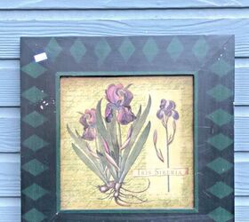 s 12 thrift store transformations that caught our eye this week, DIY Door Hanger From Thrift Store Framed Art