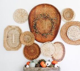 s 12 thrift store transformations that caught our eye this week, How to Make a Thrifty Basket Gallery Wall