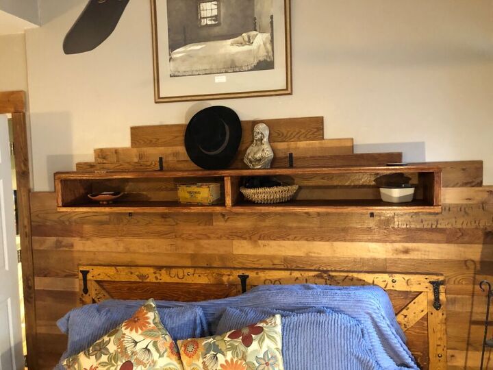 take your bed to the next level with these 18 gorgeous headboards, Repurposed Shoe Storage Into A Functional Headboard