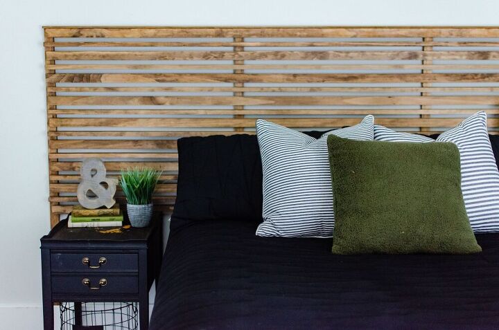 take your bed to the next level with these 18 gorgeous headboards, Slat Wall Headboard With a Twist