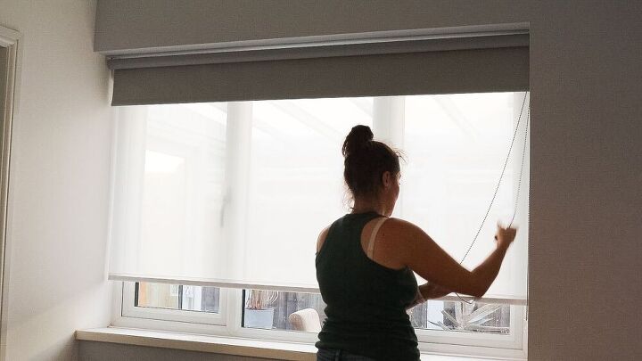 installing double roller blinds