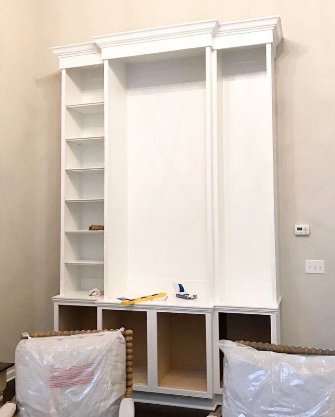 diy how to build your own built in shelves