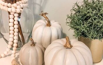 Faux Stoneware Pumpkins