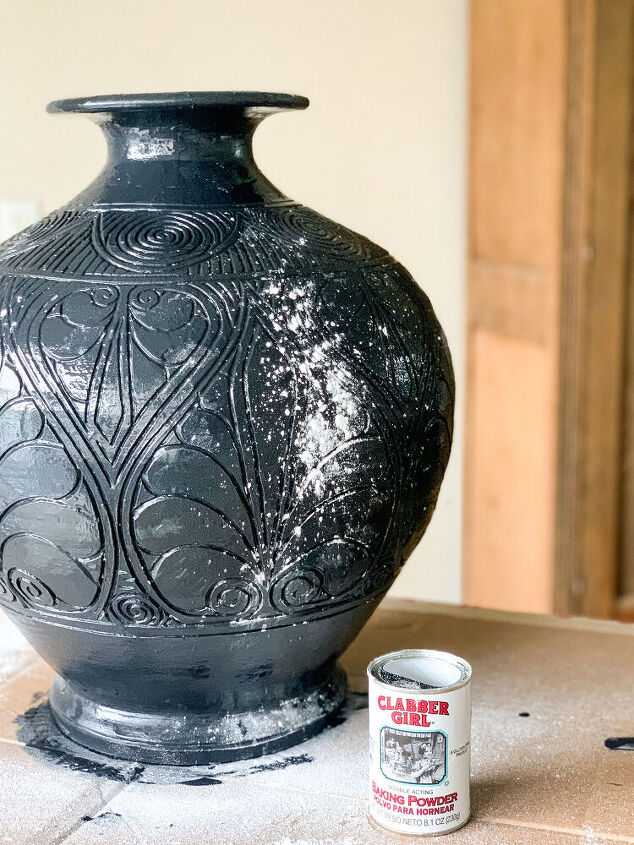 easy clay pot makeover