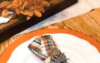 DIY Pine Cone Napkin Rings