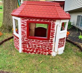 play house makeover, Back view