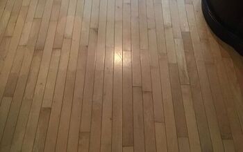 Can maple hardwood floor be stained a diff color?