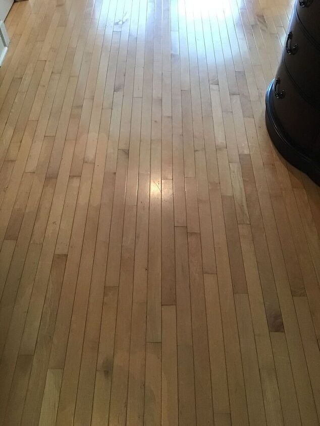 can maple hardwood floor be stained a diff color