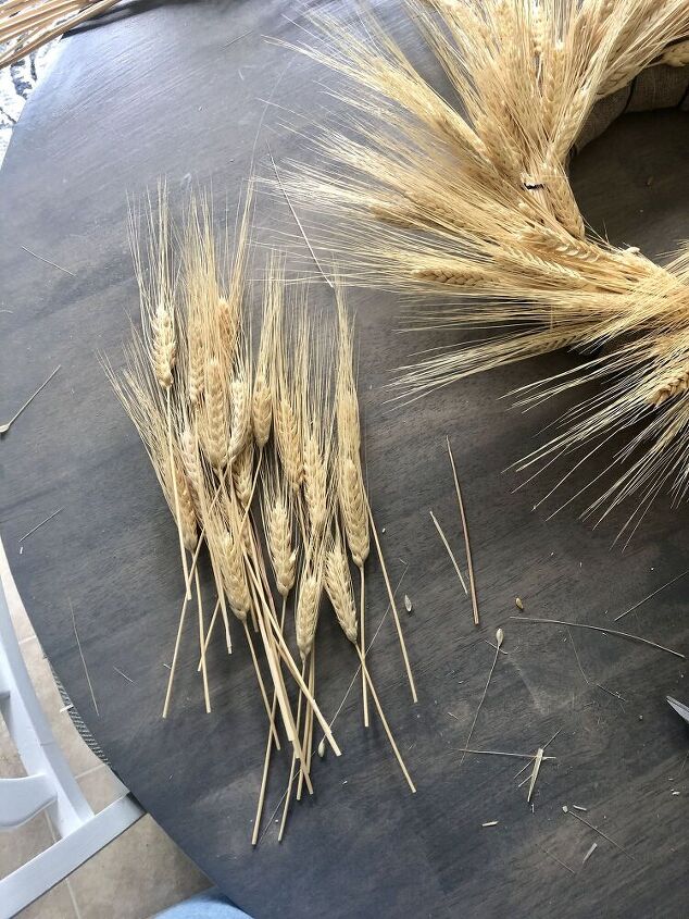 Autumn Fields Wheat Bundle Wreath