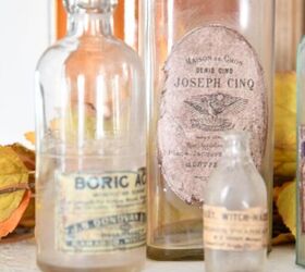diy vintage apothecary bottles