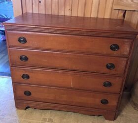 She poured bleach on an old dresser for a stunning furniture flip