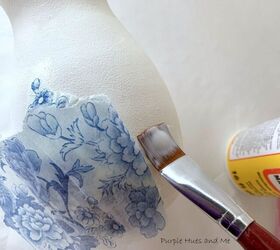 decoupage chinoiserie ginger jar with lid diy