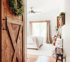s 21 beautiful ideas for people that love the look of natural wood, DIY Custom Barn Door Tutorial